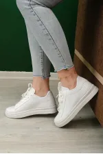 Basic Bağcıklı Kadın Sneaker