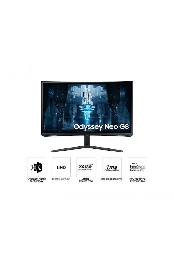 32 SAMSUNG LS32BG850NPXUF UHD Quantum Mini-LED 240HZ 1MS HDMI DP