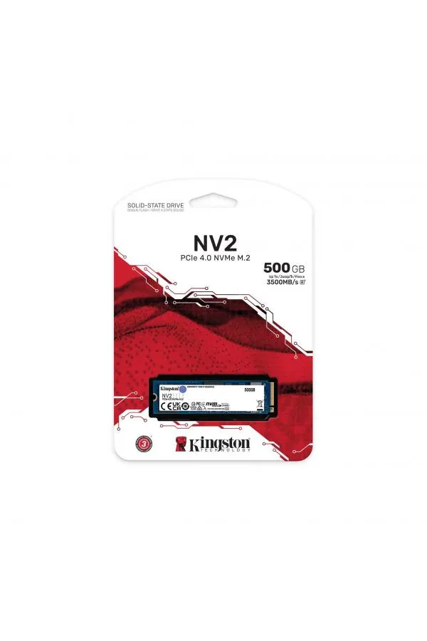 500GB KINGSTON NV2 SNV2S/500G 3500/2100MB/s M.2 NVMe SSD