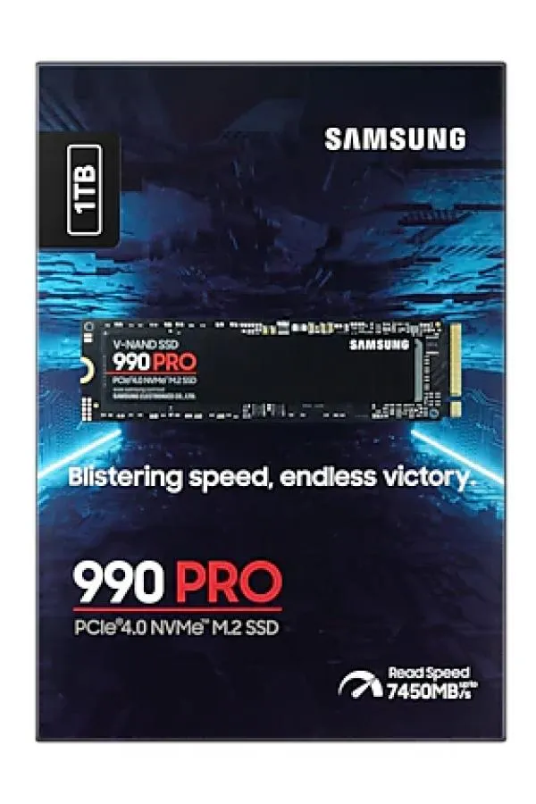 1TB SAMSUNG 990 PRO 7450/6900MB/s M.2 NVMe MZ-V9P1T0BW