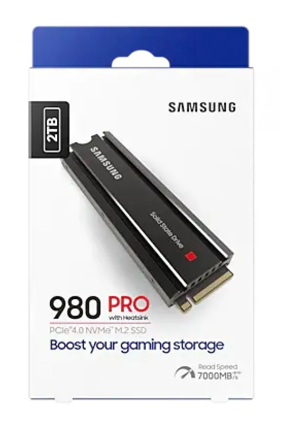 2TB SAMSUNG 980 PRO Heatsink M.2 NVMe MZ-V8P2T0CW