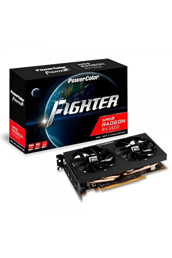 POWERCOLOR FIGHTER AXRX 6600 8GBD6-3DH 8GB GDDR6 128Bit